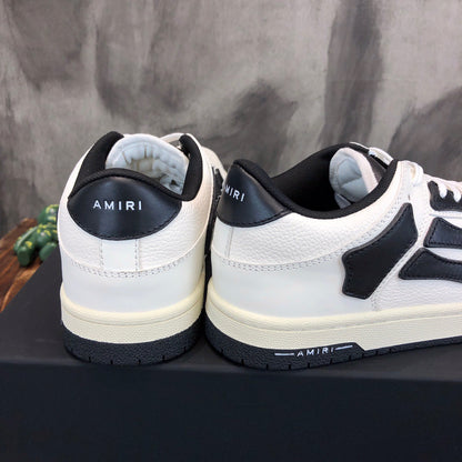 AMIRI - SKEL LOW TOP White/Black