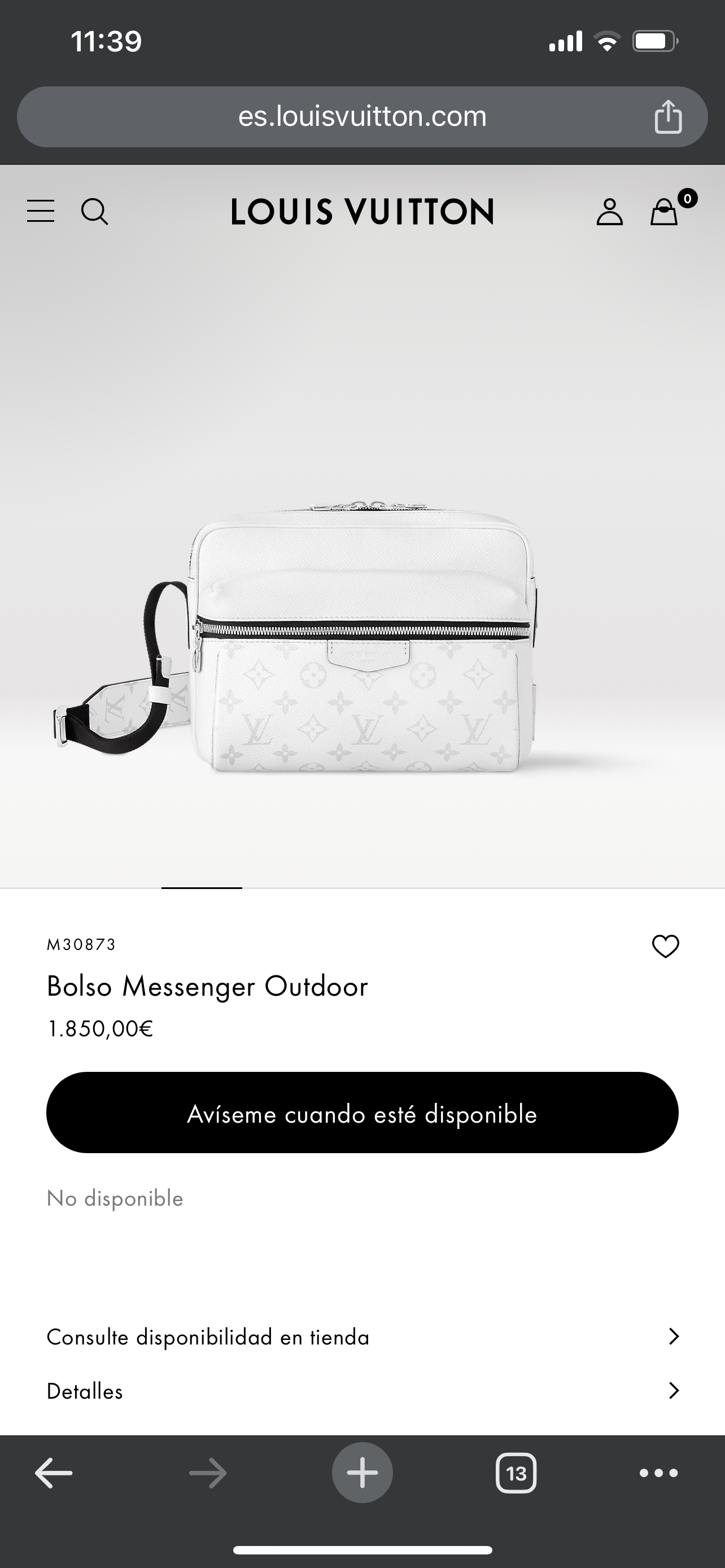 LV Bolso Messenger Outdoor M30873