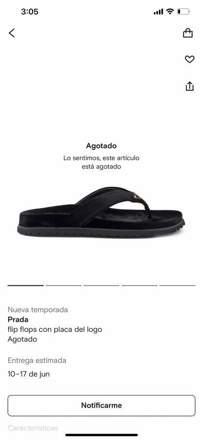 PRADA Flip flop (VARIOS COLORES) - M