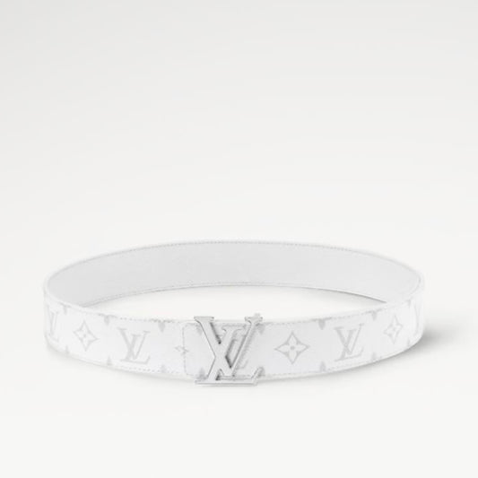 LV BELT Cinturón reversible initiales de 4 cm