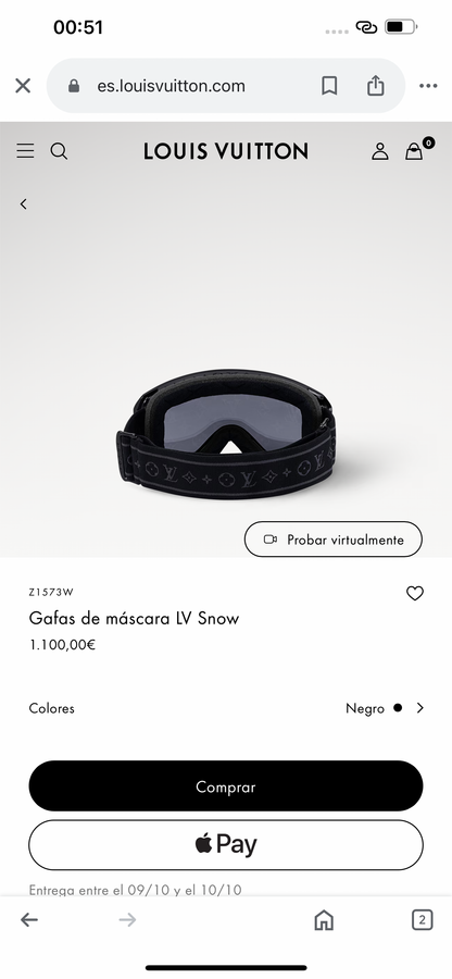 LV SNOW Gafas de mascara