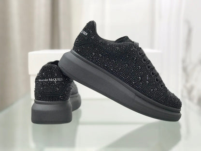 Alexander McQueen Oversized Sneakers Crystal Embellished