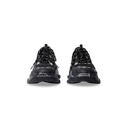 Balenciaga TRIPLE S SKETCH SNEAKER IN BLACK