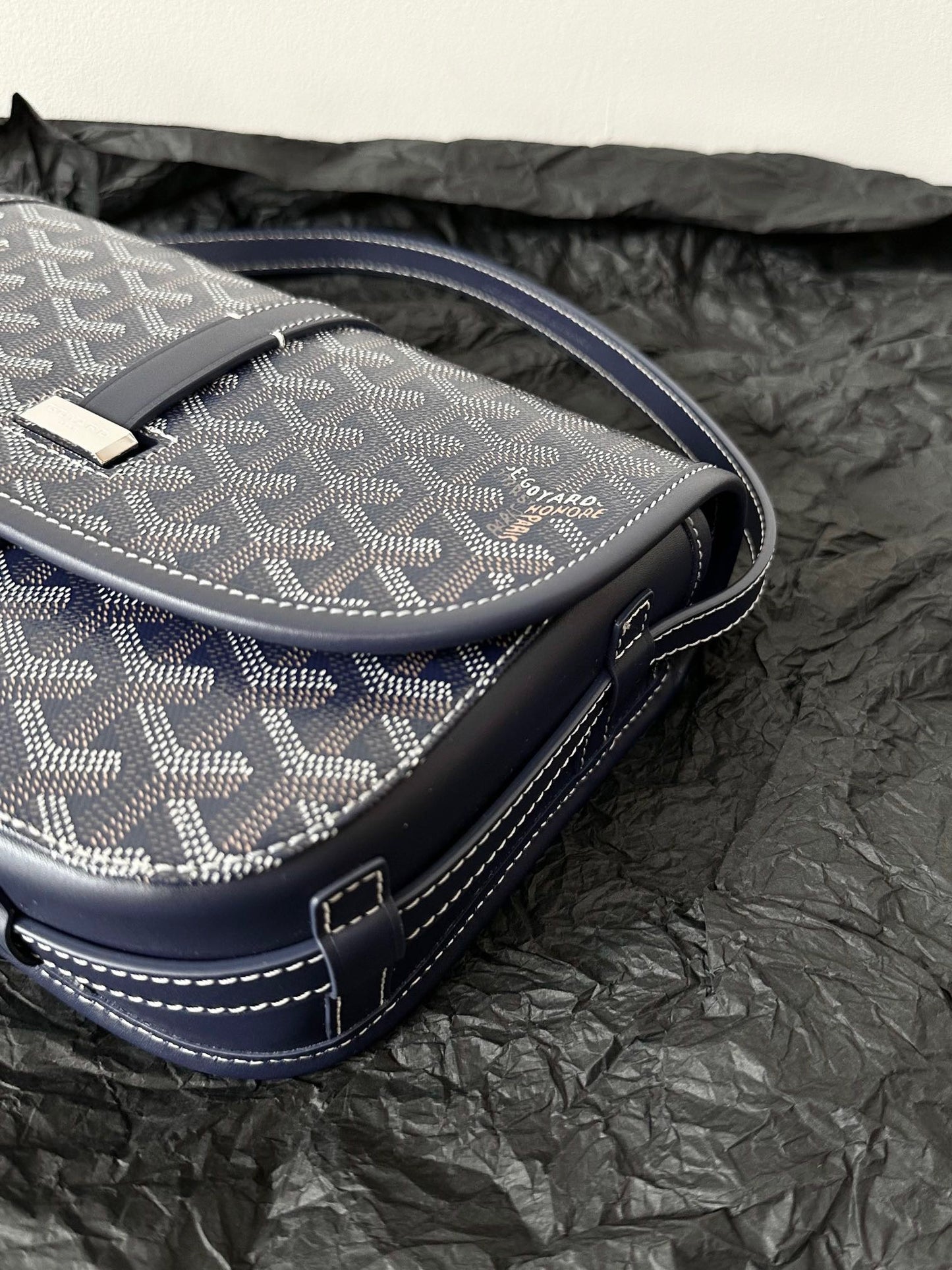 GOYARD Belvedere PM NAVY BLUE