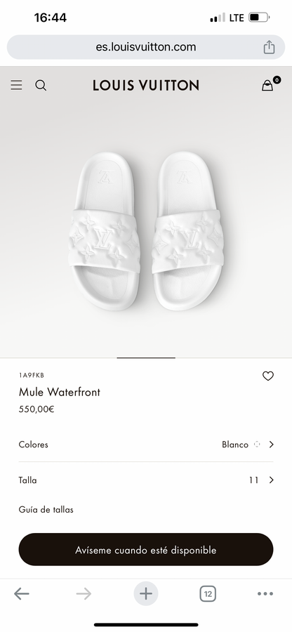 LV Waterfront Mule 1A9FKB