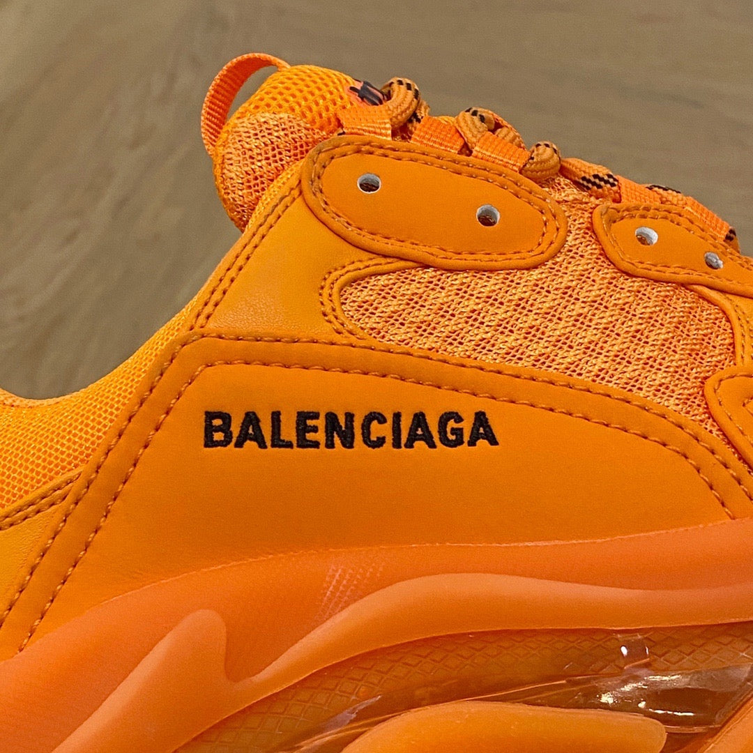 Balenciaga Triple S Clear Sole Orange