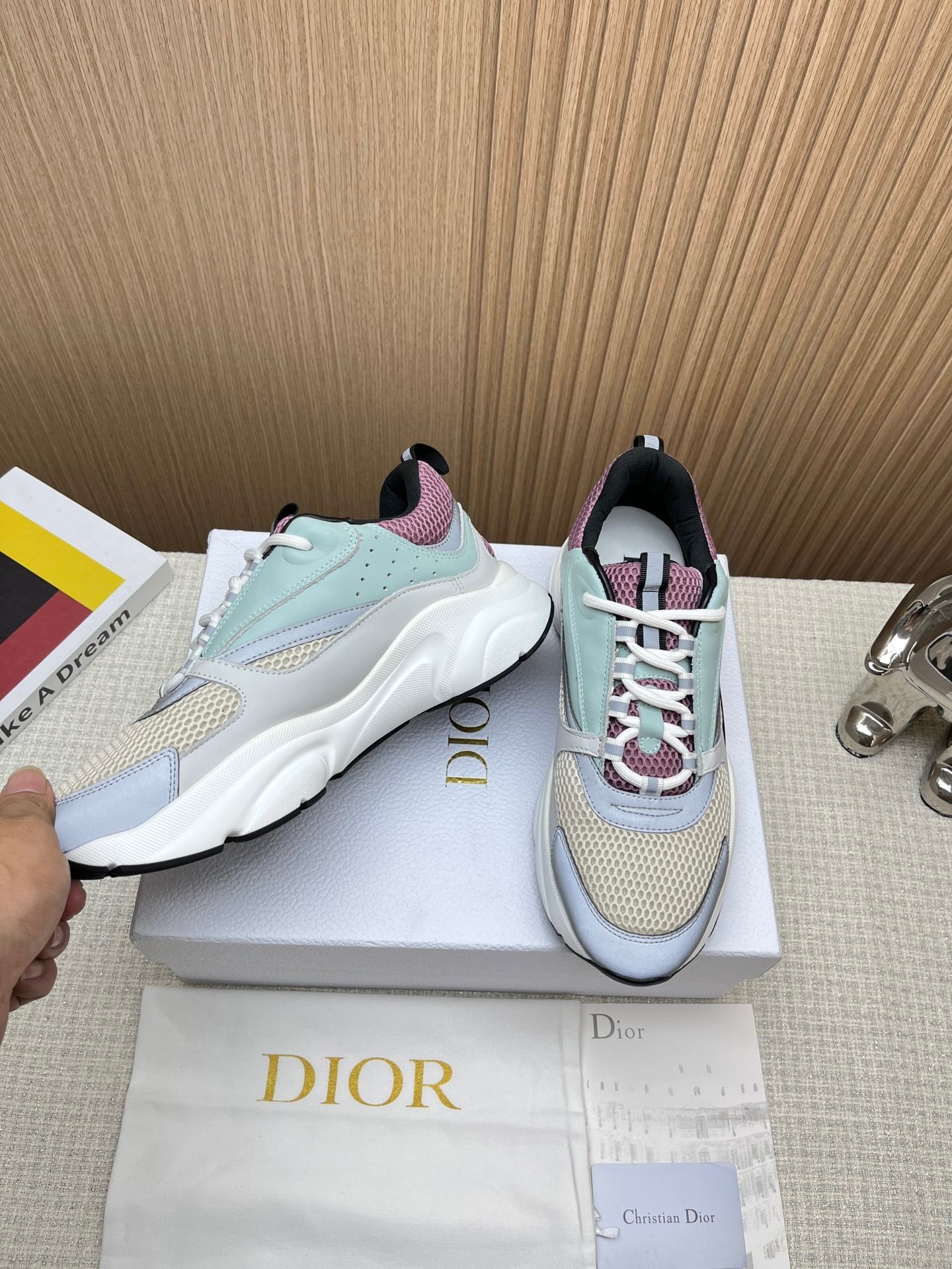 Dior B22 Trainer Cream Lavender