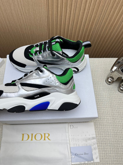 Dior B22 Verde Negro Blanco Plateado