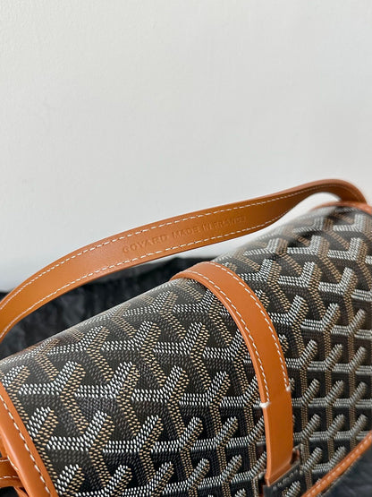 GOYARD Belvedere PM BLACK/NATURAL