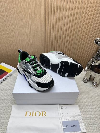 Dior B22 Verde Negro Blanco Plateado