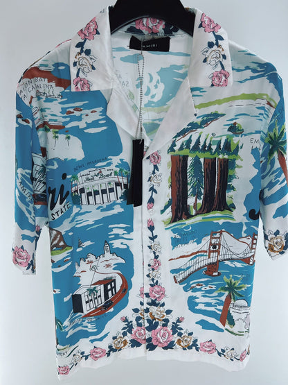 AMIRI CAMISA HAWAIIAN BOWLING