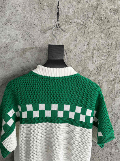 CASABLANCA KNITTED CROCHET SHIRTS