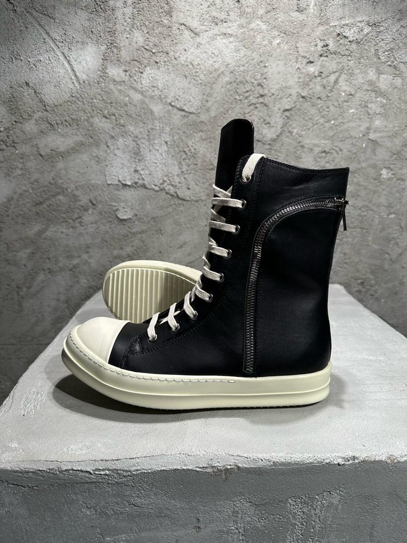 Rick Owens Leather Sneakers