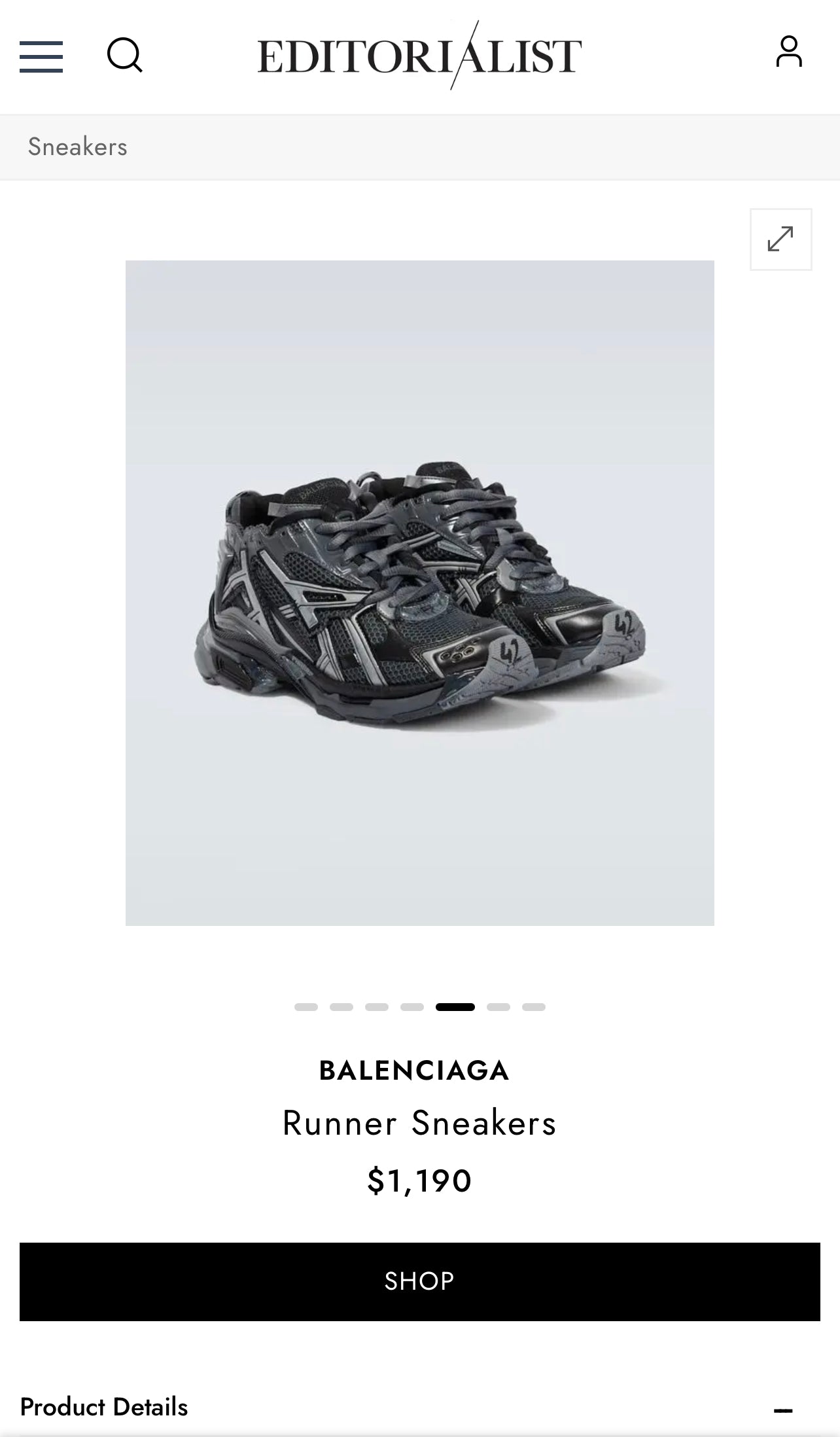 BALENCIAGA RUNNER Black