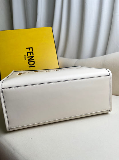 FENDI Sunshine midium tote bag White