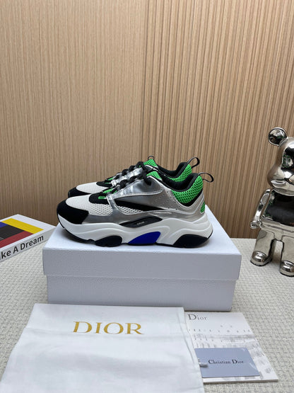 Dior B22 Verde Negro Blanco Plateado