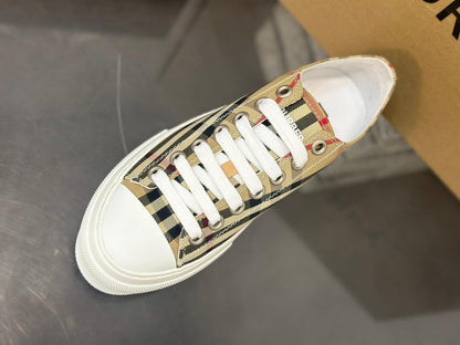 Burberry check sneakers