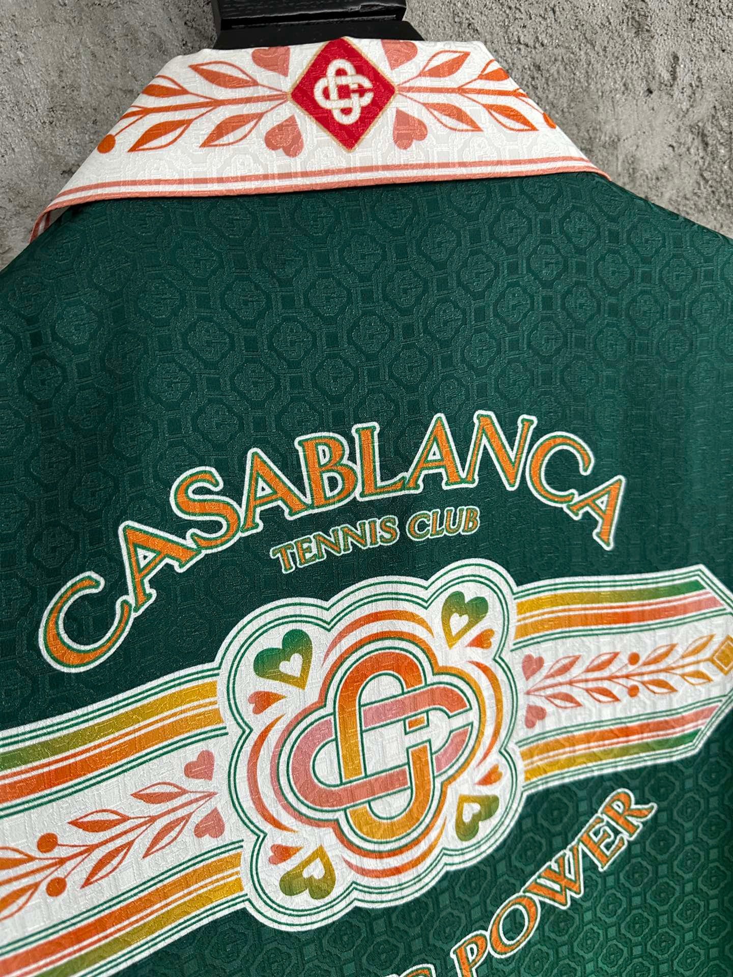 CASABLANCA UNITY IS POWER SILK SHIRT