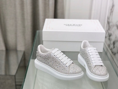 Alexander McQueen Oversized Sneakers Crystal Embellished