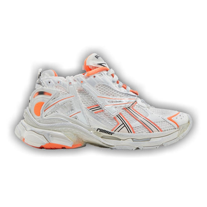 BALENCIAGA RUNNER White Fluo Orange