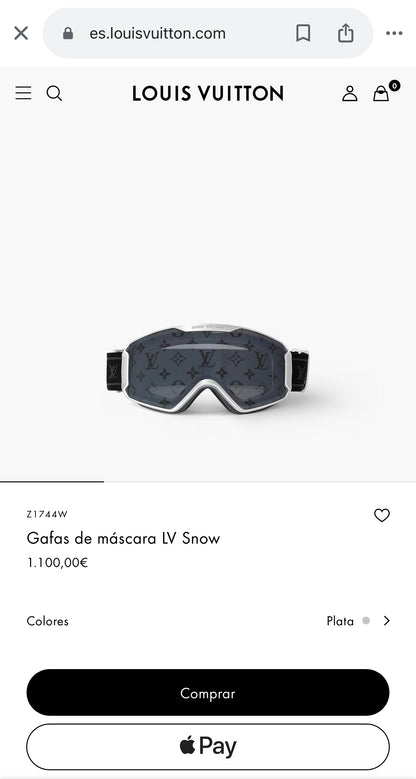 LV SNOW Gafas de mascara