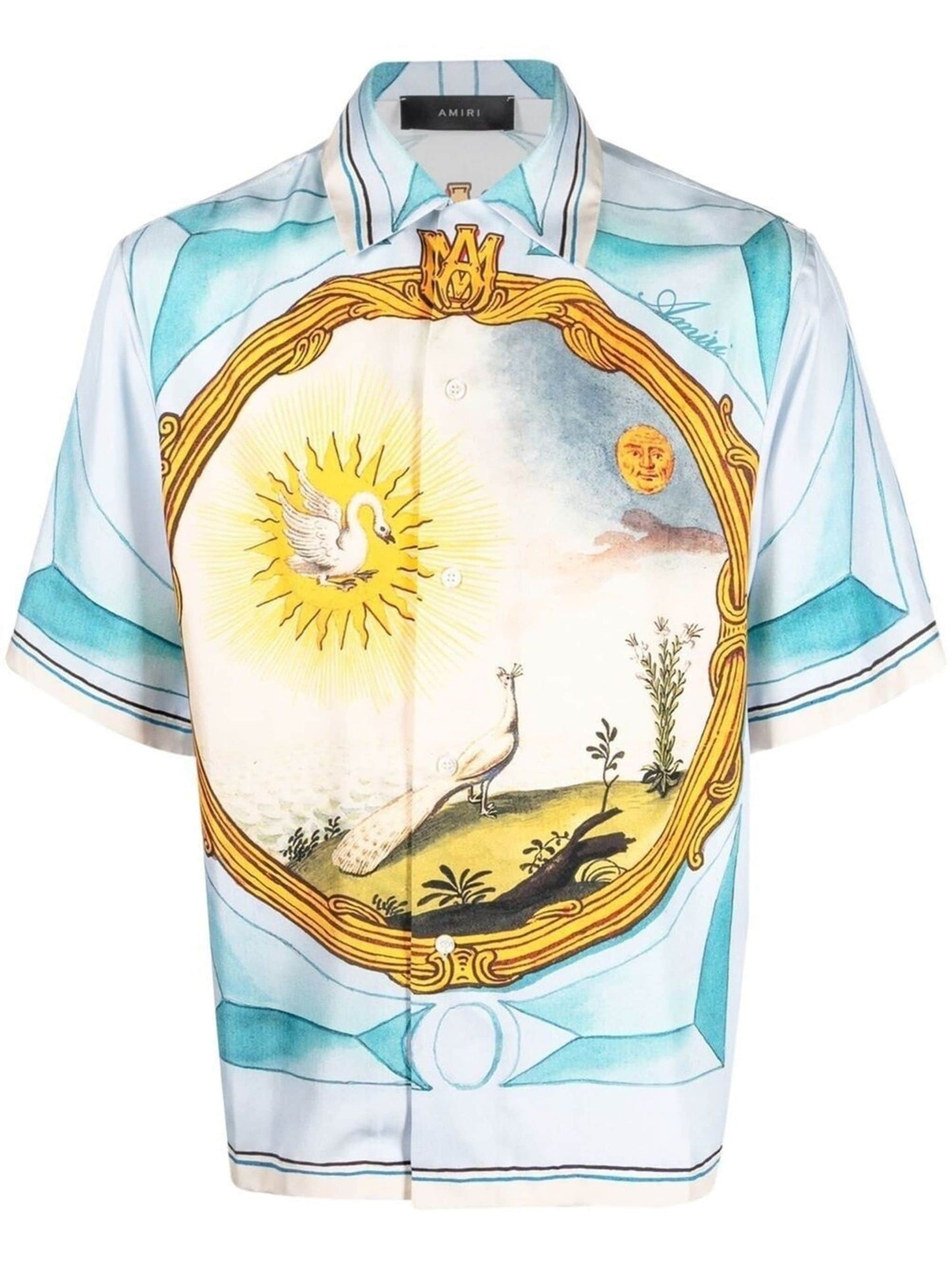 AMIRI CAMISA LANDSCAPE FRAME