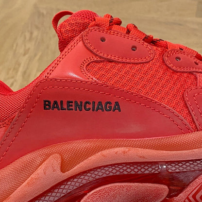 Balenciaga Triple S Clear Sole RED