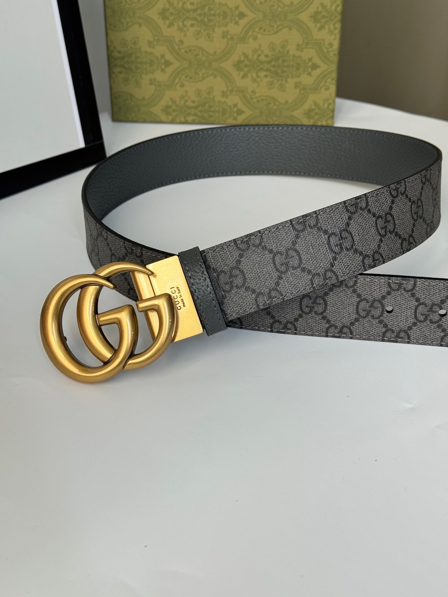 Gucci GG MARMONT REVERSIBLE BELT 3.7cm