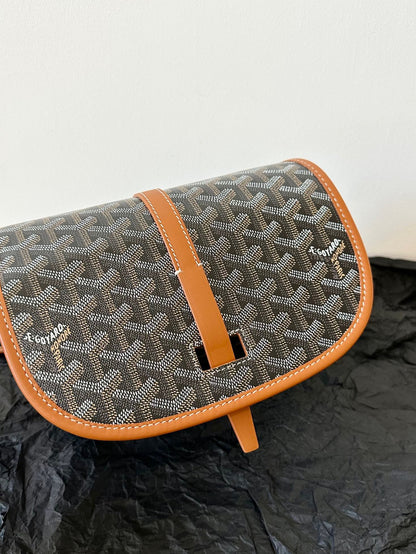 GOYARD Belvedere PM BLACK/NATURAL