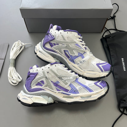 BALENCIAGA RUNNER GRAFFITI SNEAKER IN WHITE