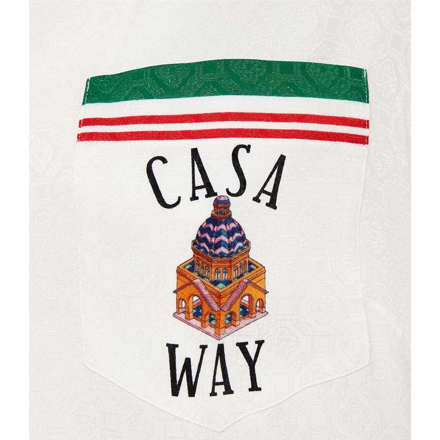 CASABLANCA BOWLING CASA WAY SILK SHIRT