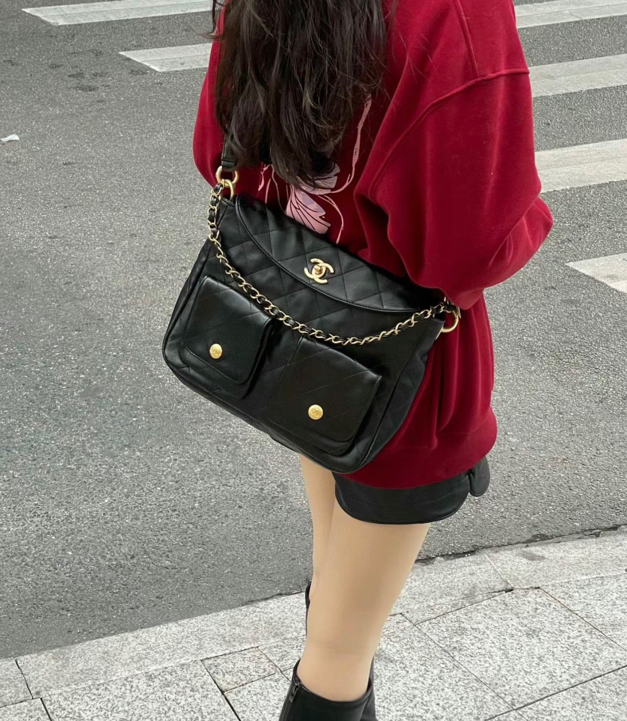 CHANEL Large Hobo Bag