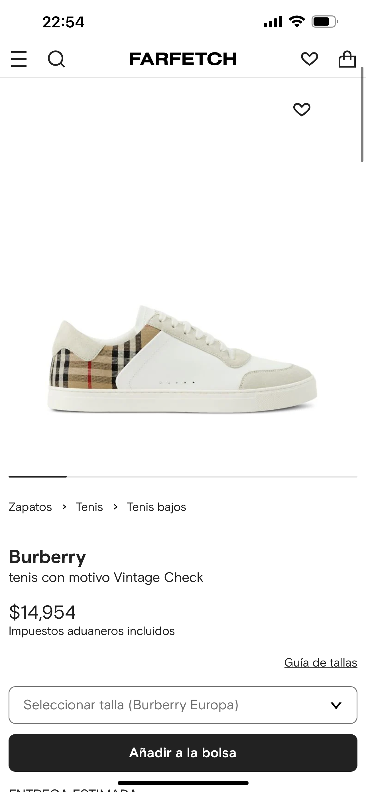 Burberry Sneaker Check