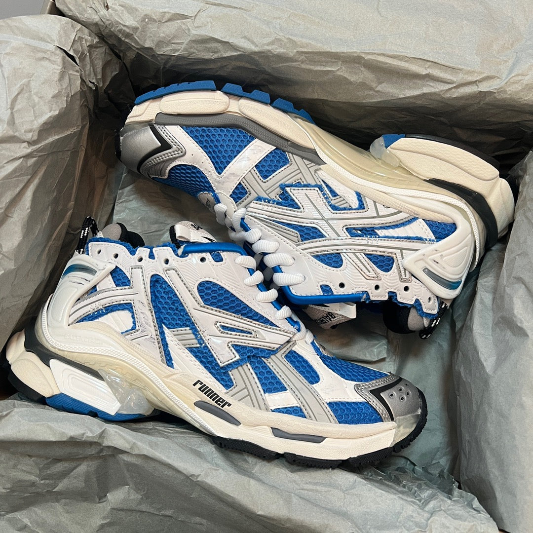 BALENCIAGA RUNNER Blue Gre