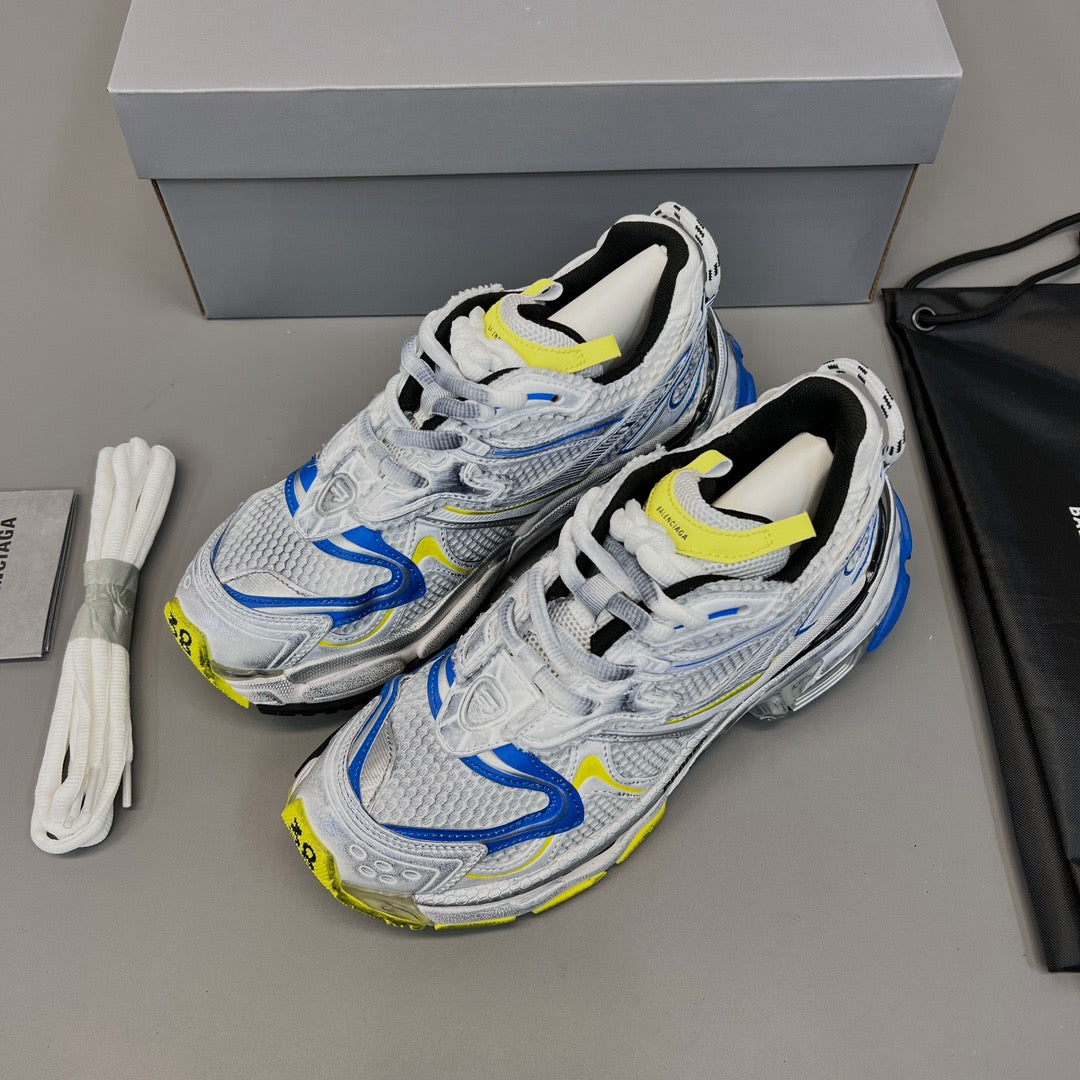 BALENCIAGA RUNNER White Yellow Blue