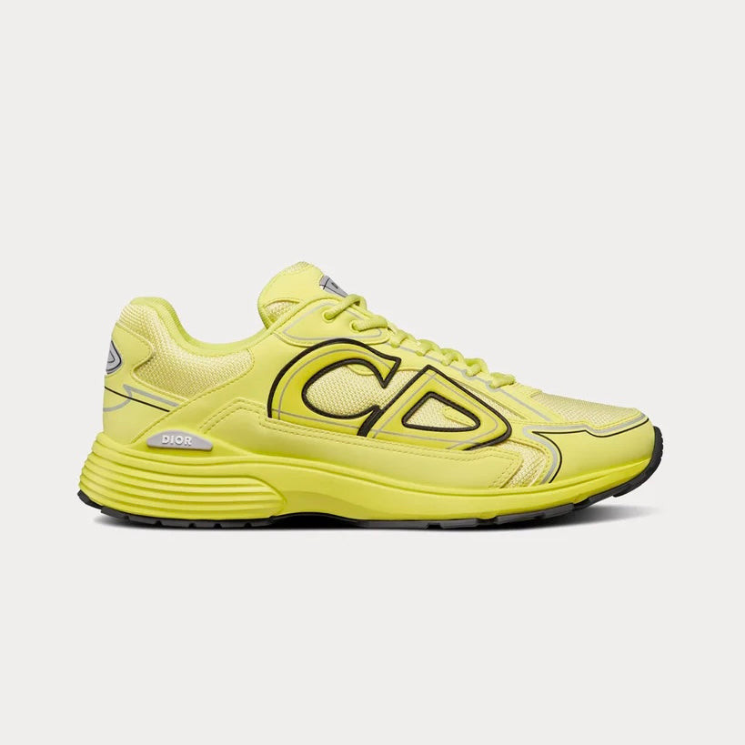 DIOR B30 Sneakers Yellow Mesh And Technical Fabric