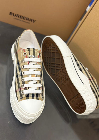 Burberry check sneakers