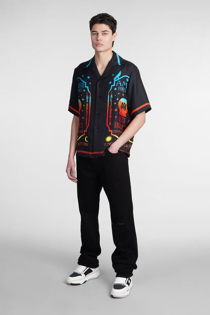 AMIRI CAMISA FORTUNE BLACK