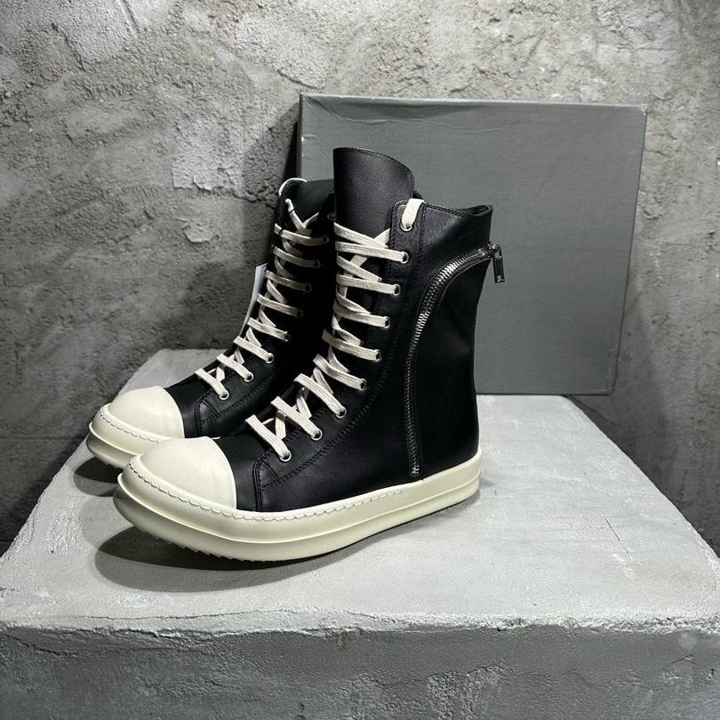 Rick Owens Leather Sneakers