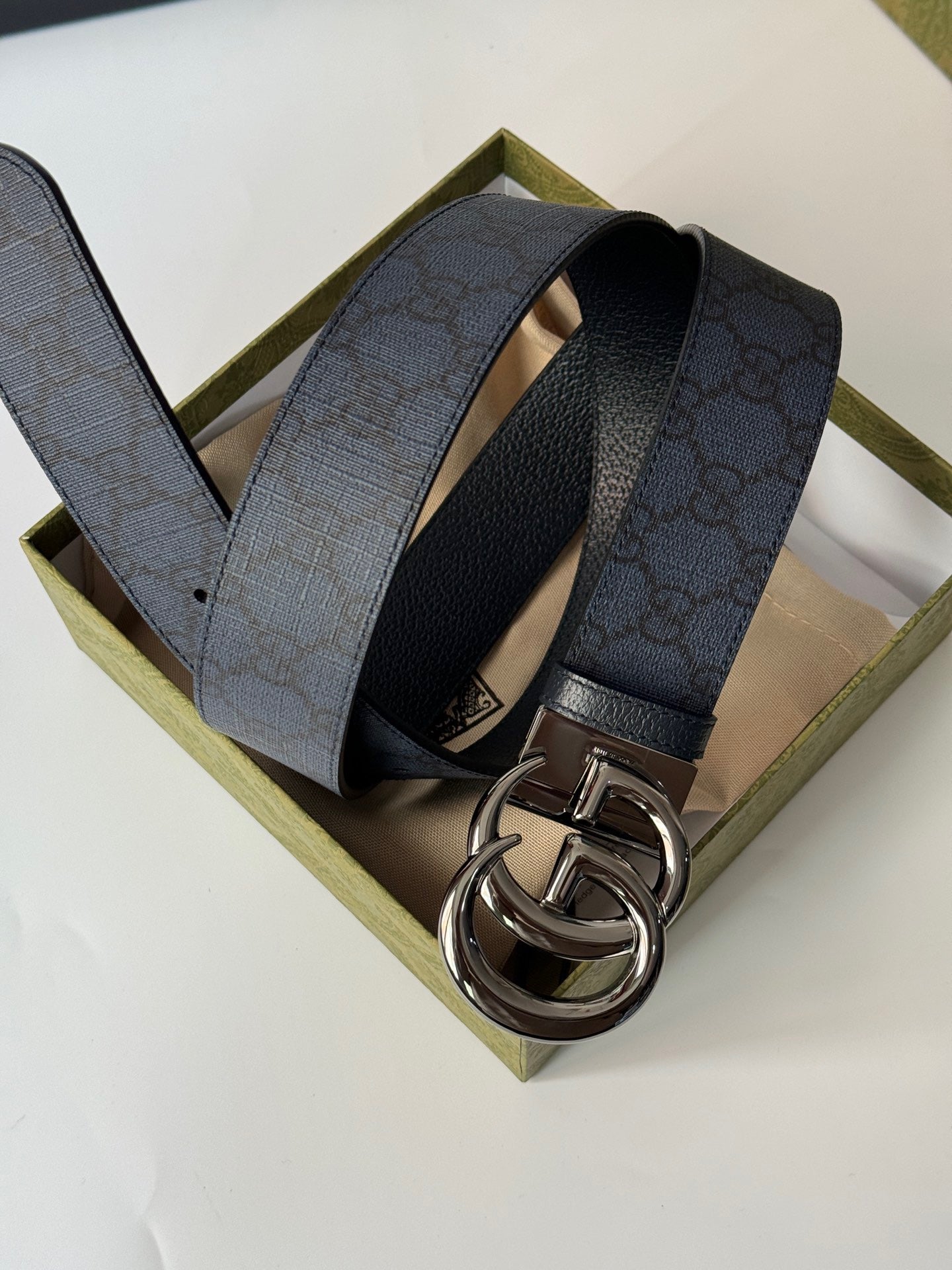 Gucci GG MARMONT REVERSIBLE BELT 3.7cm