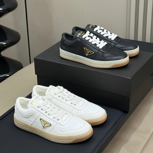 PRADA Downtown nappa leather sneakers - UNISEX