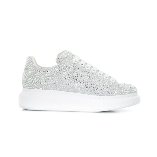 Alexander McQueen Oversized Sneakers Crystal Embellished