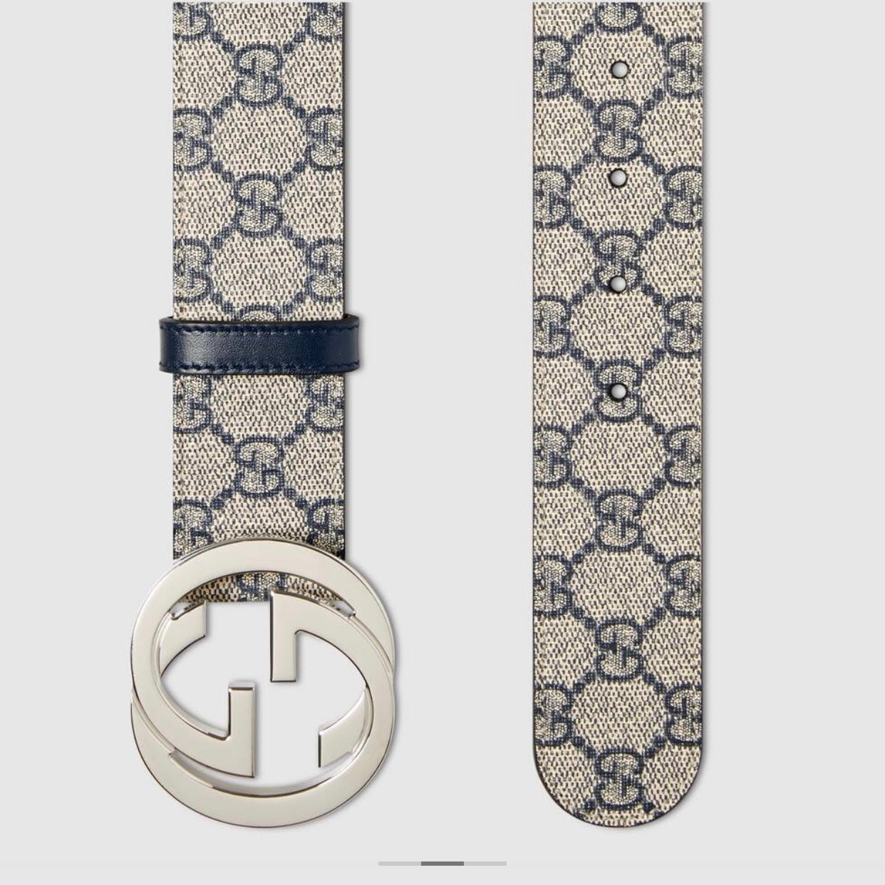 Gucci Supreme belt with GG Buckle