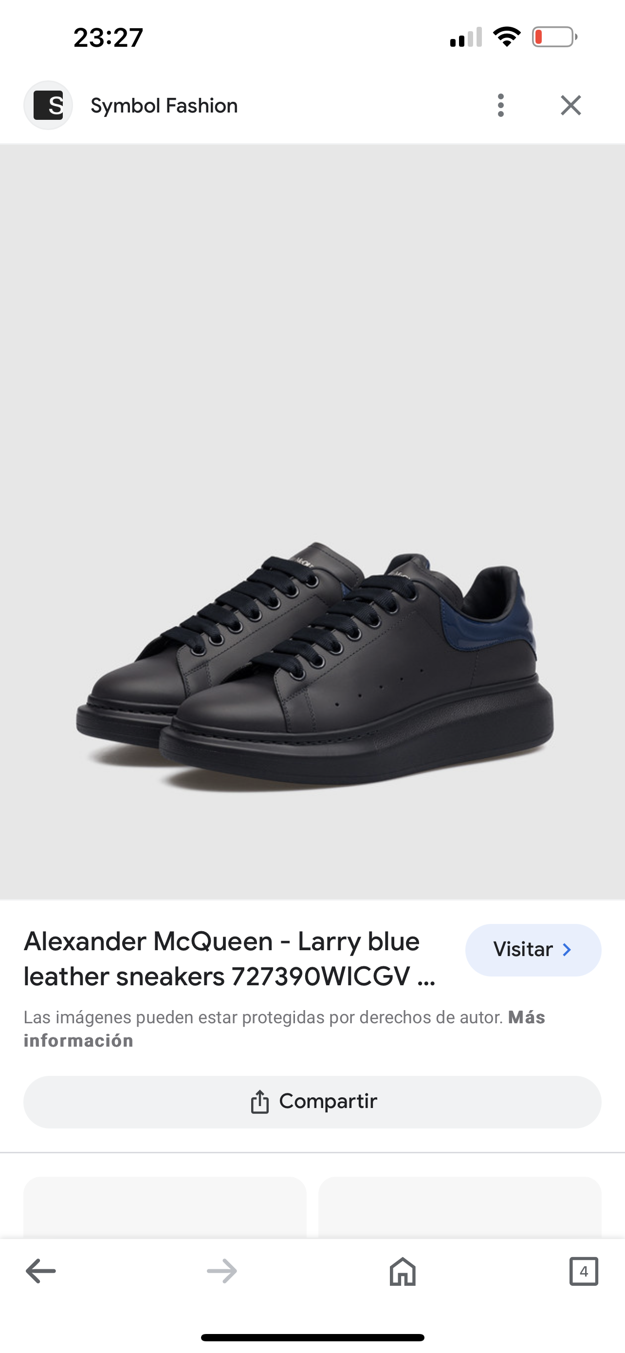 Alexander McQueen Oversized Sneakers Larry