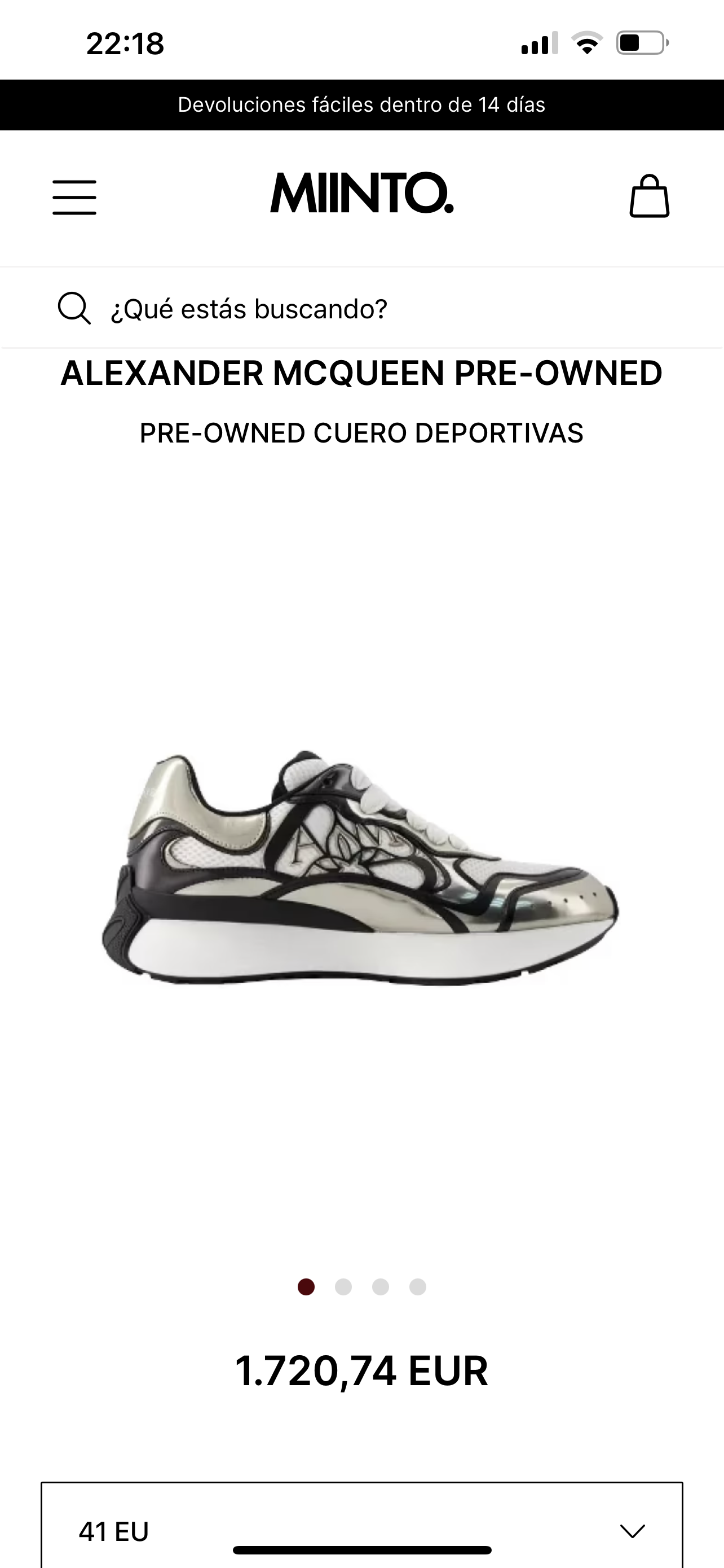 Alexander McQueen Sprint Runner Sneakers