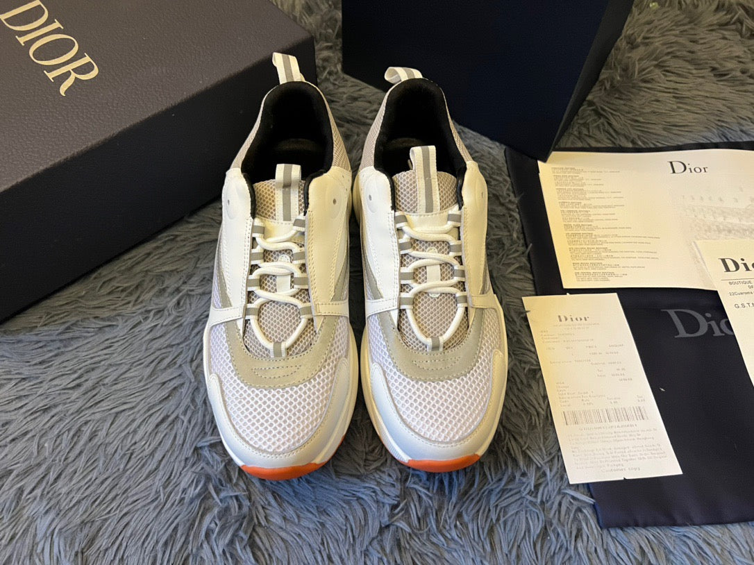 Dior B22 White Grey Orange