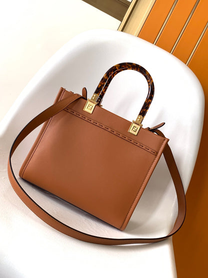 FENDI Sunshine small tote bag brown