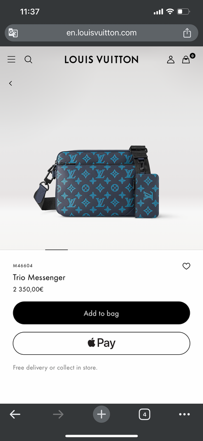 LV Trio Messenger M46604