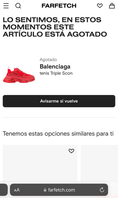 Balenciaga Triple S Clear Sole RED