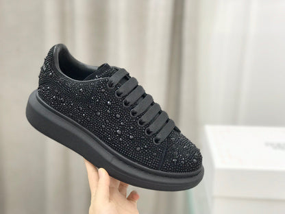 Alexander McQueen Oversized Sneakers Crystal Embellished